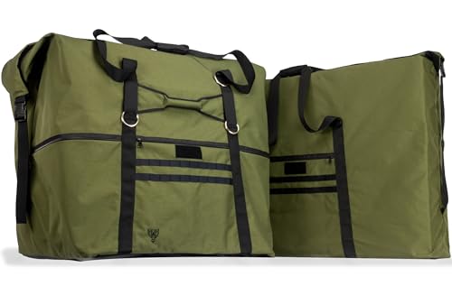 Xtreme Sight Line ~ G CUBƎ 450 + G SØLAR 180 Faraday Bag for Large Generators and Solar Panels ~ Protects Against EMP/CME/EMF/RF ~ Diamond Form Farday Lined Interior ~ OD Green