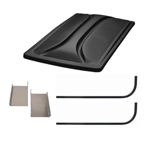 3G Universal 80" Black Roof Kit for Club Car DS Golf Carts 2000+