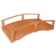 Keystone Amish Co. Pressure Treated Pine Japanese Garden Bridge, 3' x 4', Cedar Stain