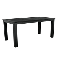 Highwood AD-ST7WL2CO5BA-BKE Weatherly 7pc Rectangular Counter Height Dining Set 84" x 42", Black