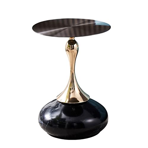 NRFJFOP Round Bed Side Table Small Metal Entrance Decor Hallway Sofa Loft Designer Mesa Auxiliar Furniture