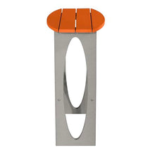 Bahia Verde Shoreline 3-Piece Bar Height Balcony Set, Cove Gray with Citrus Orange