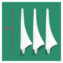 High Strength Nylon Fiber Windmill Horizontal wind turbine high strength carbon fibers bladesing 580mm 600mm 650mm 750mm 850mm 900mm bladesing for wind generator(Without hub and hood,5 PCS_750MM)