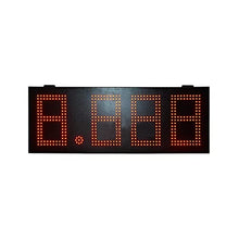 Race Timing Clock High Brightness Outdoor Waterproof Iron Box PCB Oil Price Board 8.888 Format Digital Gas Station Logo for Running Events Marathon Climbing (12 Inch White Clock)