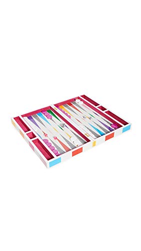 Jonathan Adler Rainbow Checkerboard Backgammon Set Multi