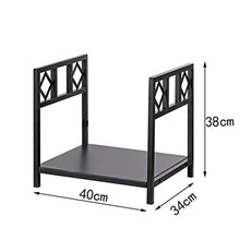 DJVHSRI Firewood Storage Rack Living Room Home Iron Wood Firewood Shelf Magazine Rack Firewood Storage Display Display Rack,