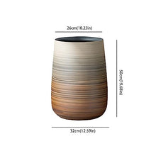 thalo Planter Pots Ceramic Floor-to-Ceiling Flowerpot Extra Large Creative Decoration Decoration Living Room Home Green Planting Tree High Deep Basin Plant Container Accessories (Color : B)