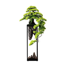 ELUKHT Fake Plants, Pine Bonsai - Large Floor-Standing Green Plant, Suitable for Living Room, Villa and Hotel Decoration,Bonsai Tree