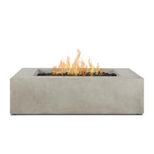 BBQGuys Signature La Valle 42-Inch Square Propane Fire Table - Flint - 1592LP-FLNT