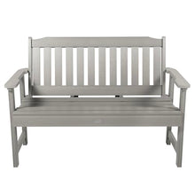 highwood Lehigh Garden Bench, 4 Feet, Harbor Gray