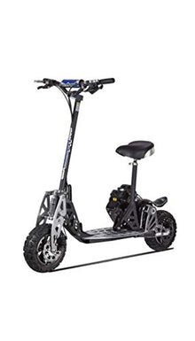 MotoTec Uberscoot 2X 50Cc Scooter with Mixture Container Black