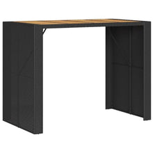 Garden Bar Table Black,Durable Garden Bar Table with Modern Design Outdoor Furniture for Gatherings and Social Events Patio Tables