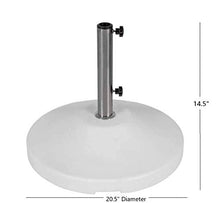 Phat Tommy 80 Pound Concrete and Resin Base (White)