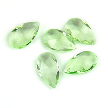 38mm/50mm/63mm/76mm/89mm Green Tear Drop Glass Crystal Prism DIY Pendant Chandelier Jewelry Suncatcher Spacer Faceted,89mm 20pcs