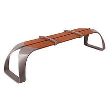 Park Patio Seat Modern Outdoor Park Benches, Stainless Steel Garden Bench Without Back, Minimalist Outdoor Furniture Casual Lawn Seats, Courtyards, This