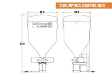 Buyers Products TGSUVPROA SaltDogg Tailgate Salt Spreader, Made in the USA, 4.41 cu ft/331lb Capacity, Gravity Feed with Auger Assist, Tailgate Spreader for Residential & Light Commercial Use