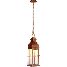 Craftmade ZA1811-WC-LED Vincent Outdoor LED t Pendant Lighting, 1-Light, 10 Watts, Weathered Copper (7"W x 23"H)