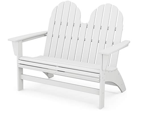 POLYWOOD® Vineyard Bench, White