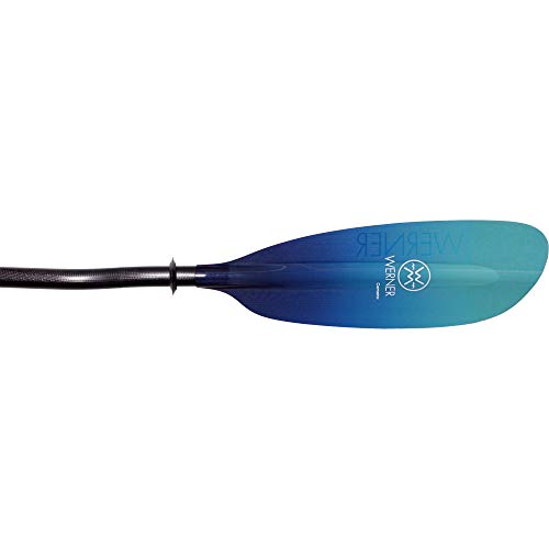 Werner Paddles Camano Fiberglass Bent Shaft Kayak Paddle Gradient Abyss