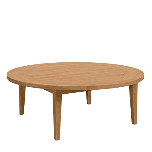Modway Brisbane Teak Wood Outdoor Patio Coffee Table in Natural