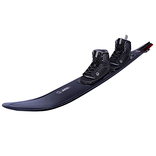 HO Carbon Omni Wide Slalom Waterski 67 W/Double Stance Bindings (10-15) Carbon/Red