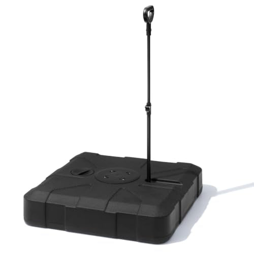OROTLECT 350 Lb. Cantilever Umbrella Base with Wheels - Effortlessly Movable by One Person