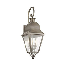 Livex Amwell 3 Light 32 Inch Outdoor Wall Lantern Bronze