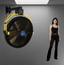 Mobile Industrial Mist Fan, High Power Water Cooling Spray Fan for Workshop