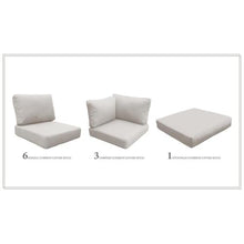 TK Classics High Back Cushion Set for LAGUNA-12b Beige