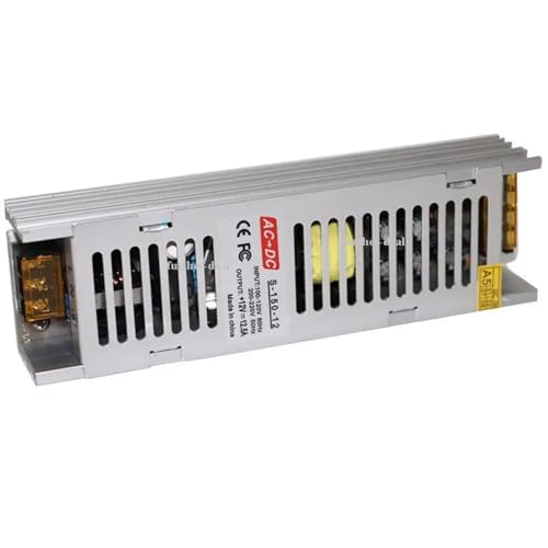 LED Power Supply 12 V 3 5 8.5 10 15 30 A DC 12V LED Driver Adapter Lighting Transformers 36W 60W 120W 150W 180W 200W 240W 360W (Color : 10A 120W)