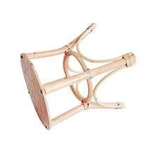 OJKJGYTF Rattan Plant Stand Rack Hand-Woven Indoor Flower Pot Holder Shelf for Outdoor Home
