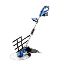 JBNCRYGD Brushless Electric Lawn Mowerelectric Lawn Mower, Home Small Walk-Behind Lawn Mower Rechargeable Portable Weeder for Garden Lawn Shrub Trimming