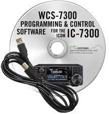 Icom IC-7300 Radio Programming Bundle with Nifty Guide and Ham Guides Pocket Reference Card Black
