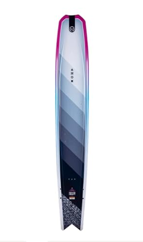 HO Hovercraft Slalom Waterskis Medium W/Stance 110 ARTP Bindings (4-8) Grey/Teal