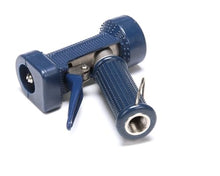T&S Brass MV-2516-24 Water Gun with Rear Trigger, 5/16" Orifice, Out Coupling, Stainless Steel and Blue Rubber Cover