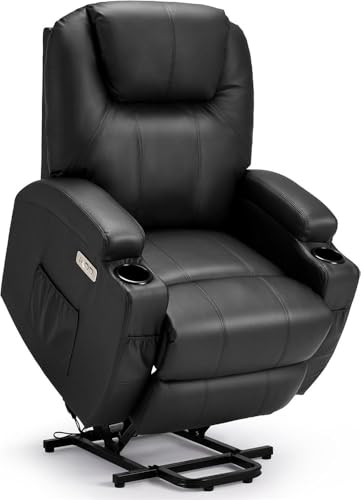 KTYUERGHK Power Lift Recliner with USB Ports and Cup Holders for Elderly