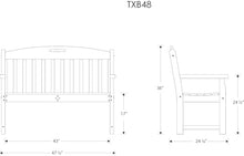 Trex® Outdoor Furniture™ Yacht Club Bench, Stepping Stone