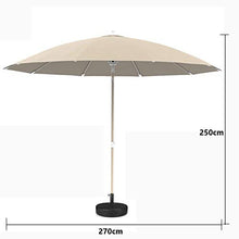 GFAZXDS Patio Umbrella Base - Heavy Duty Outdoor Sun Canopy Stand for Garden Lawn Table UV Protective Weather Resistant Khaki Color Perfect for Market & Backyard Use