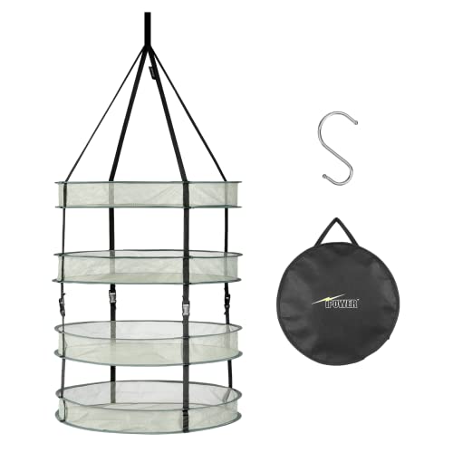 iPower 36-Pack 2ft 4-Layer Mesh Herb Rack Drying Net with Free Storage Bag