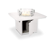 POLYWOOD® Nautical 42" Fire Pit Table in White