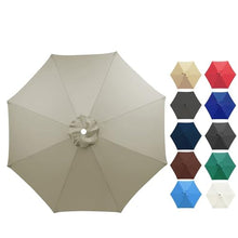 RJYYYDS Large Umbrella Parasol Replacement Canopy for Patio Umbrella 2.3M 2.7M 3M Fits 6 8 Ribs Durable Outdoor Sunshade Coverfor Garden Terrace Frame Not Included