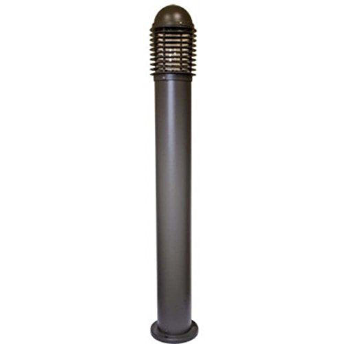 Dabmar Lighting D3300-LED112-BZ Powder Coated Cast Aluminum Bollard, Bronze