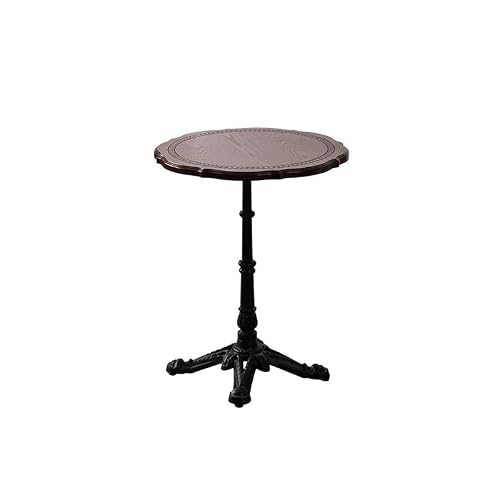 Chicken Couch End Table Retro Wooden Round Table Coffee Table Furniture Sofa Side Table Dessert Table Corner Tables for Living Room