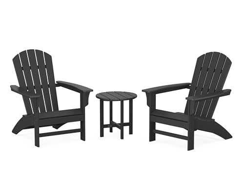 Trex Outdoor Furniture™ Yacht Club 3-Piece Adirondack Set in Charcoal Black