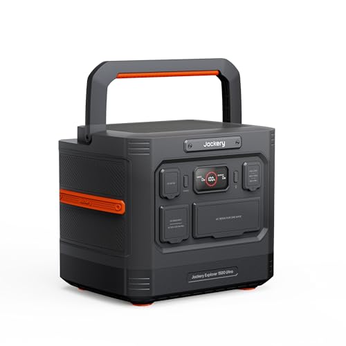 Jackery Explorer 1500 Ultra Portable Power Station,1536Wh,1800W AC