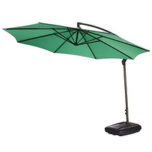 sdneNest Waterproof Replacement Canopy for 10Ft Patio Umbrella Uv Resistant Polyester Cover Fits Most Outdoor Garden Umbrellas Durable Shade Canopy for Patio Use,Green