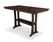 Trex Outdoor Furniture™ Farmhouse Trestle 37" x 72" Bar Table in Vintage Lantern