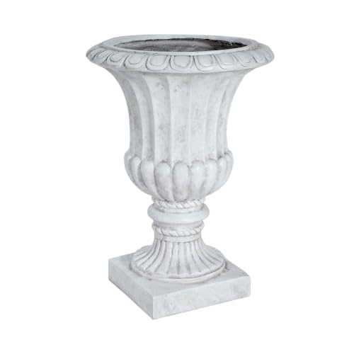 YJSPSSW Outdoor Garden Urn Planter, 26 in Decorative Flower Pot