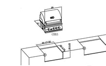Bonfire CBB3LP 28" 3-Burner Built-in Propane Gas Grill Outdoor with Rear Infrared Burner and Rotisserie,304 Stainless Steel