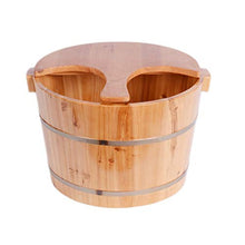 Bucket for Foot Bath,Sauna Accessories Sauna Bucket Water Bucket,Handmade Wooden Footbath Tubs,Foot Relaxing Barrel Present